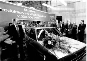 1980: 2 Millionen Fahrzeuge 